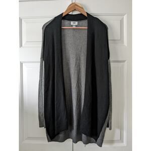 Old Navy Colorblock Open Cardigan Sweater